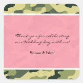 Green Camouflage Camouflage & Pink Stickers (Vorderseite)