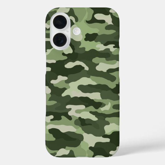 Green Camouflage Case-Mate iPhone Hülle (Rückseite)