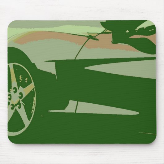 Green Camouflage Corvette Mousepad (Vorne)