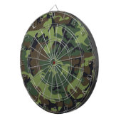 Green Camouflage Dart Board Dartscheibe (Vorderseite rechts)