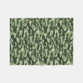 Green Camouflage Fleecedecke (Vorderseite (Horizontal))