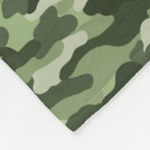 Green Camouflage Fleecedecke (Ecke)