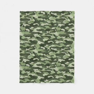 Green Camouflage Fleecedecke
