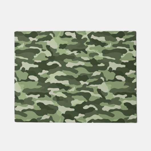 Green Camouflage Fußmatte (Vorderseite)