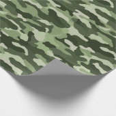 Green Camouflage Geschenkpapier (Ecke)