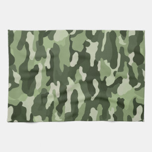 Green Camouflage Geschirrtuch