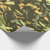 Green Camouflage Jeder Anlässe Geschenkpapier (Ecke)