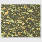 Green Camouflage Jeder Anlässe Geschenkpapier (Flach)