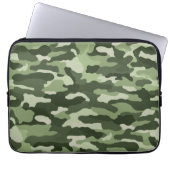 Green Camouflage Laptopschutzhülle (Vorderseite)