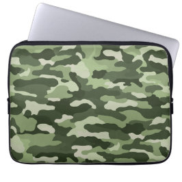 Green Camouflage Laptopschutzhülle
