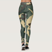 Green Camouflage Leggings (Rückseite)