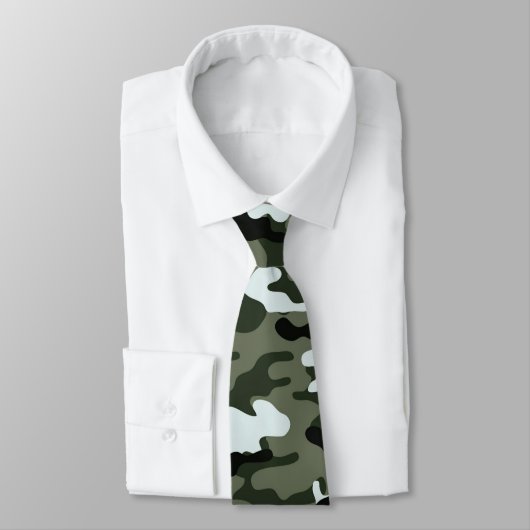 Green Camouflage Men-Krawatte Krawatte (Gebunden)