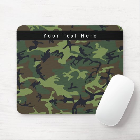 Green Camouflage, Militär, Armee Mousepad (Mit Mouse)