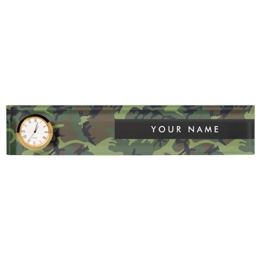 Green Camouflage, Militär, Armee Namensplakette (Vorderseite)