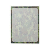 Green Camouflage, Militär, Armee Notizblock (Rotiert)