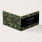 Green Camouflage, Militär, Armee Visitenkarten (Vorderseite)