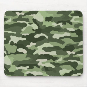 Green Camouflage Mousepad