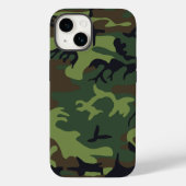 Green Camouflage Muster Case-Mate iPhone Hülle (Rückseite)