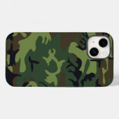 Green Camouflage Muster Case-Mate iPhone Hülle (Rückseite (Horizontal))