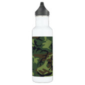 Green Camouflage Muster Edelstahlflasche (Rechts)
