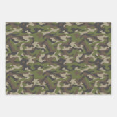 Green Camouflage Muster Geschenkpapier Set (Vorderseite)
