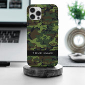 Green Camouflage Muster, Ihr Name, Personalisieren Case-Mate iPhone Hülle