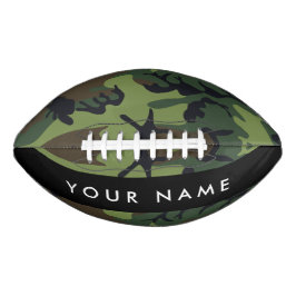 Green Camouflage Muster, Ihr Name, Personalisieren Football