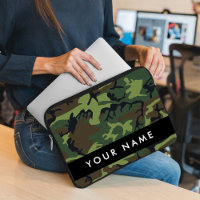 Green Camouflage Muster, Ihr Name, Personalisieren