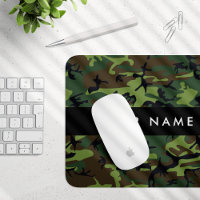 Green Camouflage Muster, Ihr Name, Personalisieren