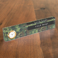 Green Camouflage Muster, Ihr Name, Personalisieren