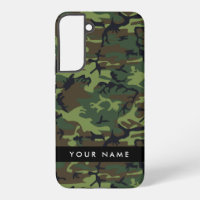 Green Camouflage Muster, Ihr Name, Personalisieren