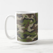 Green Camouflage Muster Kaffeetasse (Links)