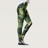 Green Camouflage Muster Leggings (Rechts)