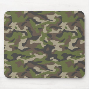 Green Camouflage Muster Mousepad