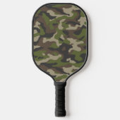 Green Camouflage Muster Pickleball Schläger (Vorderseite)