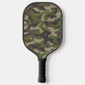 Green Camouflage Muster Pickleball Schläger (Rückseite)