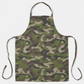 Green Camouflage Muster Schürze (Vorderseite)