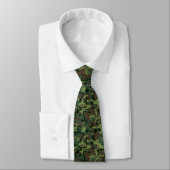 Green Camouflage Muster Sheriff Abzeichen Monogram Krawatte (Gebunden)