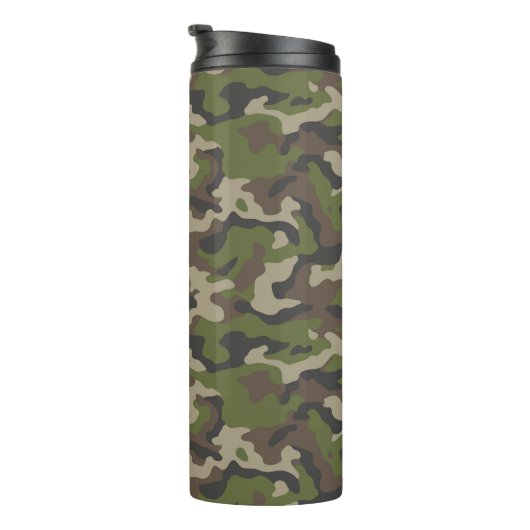 Green Camouflage Muster Thermosbecher (Nach rechts gedreht)