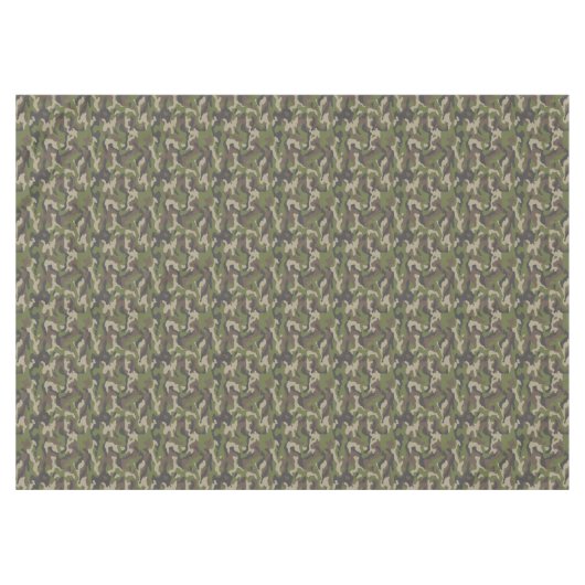 Green Camouflage Muster Tischdecke (Vorderseite (Horizontal))