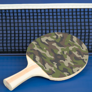 Green Camouflage Muster Tischtennis Schläger