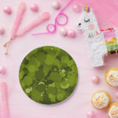 Green Camouflage Pappteller (Party)