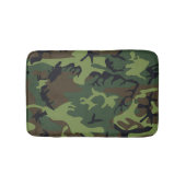 Green Camouflage Pattern, militärisches Muster, Ar Badematte (Vorderseite)