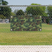 Green Camouflage Pattern, militärisches Muster, Ar Banner (Insitu)