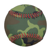 Green Camouflage Pattern, militärisches Muster, Ar Baseball (Vorderseite)