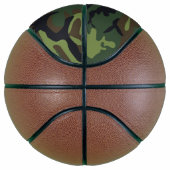Green Camouflage Pattern, militärisches Muster, Ar Basketball (Rechts)