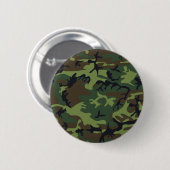 Green Camouflage Pattern, militärisches Muster, Ar Button (Vorne & Hinten)