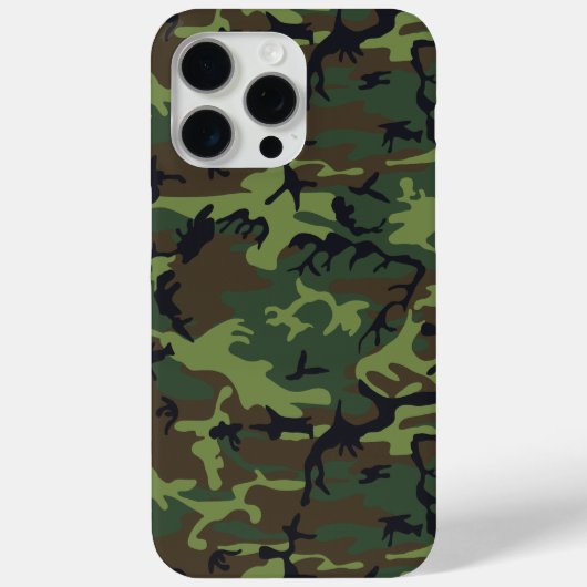 Green Camouflage Pattern, militärisches Muster, Ar Case-Mate iPhone Hülle (Rückseite)
