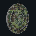 Green Camouflage Pattern, militärisches Muster, Ar Dartscheibe<br><div class="desc">Elegantes,  stilvolles und raffiniertes Tarnmuster in grün und braun. Moderne und trendige Geschenke,  perfekt für den militärischen Liebhaber in Ihrem Leben.</div>