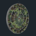 Green Camouflage Pattern, militärisches Muster, Ar Dartscheibe<br><div class="desc">Elegantes,  stilvolles und raffiniertes Tarnmuster in grün und braun. Moderne und trendige Geschenke,  perfekt für den militärischen Liebhaber in Ihrem Leben.</div>